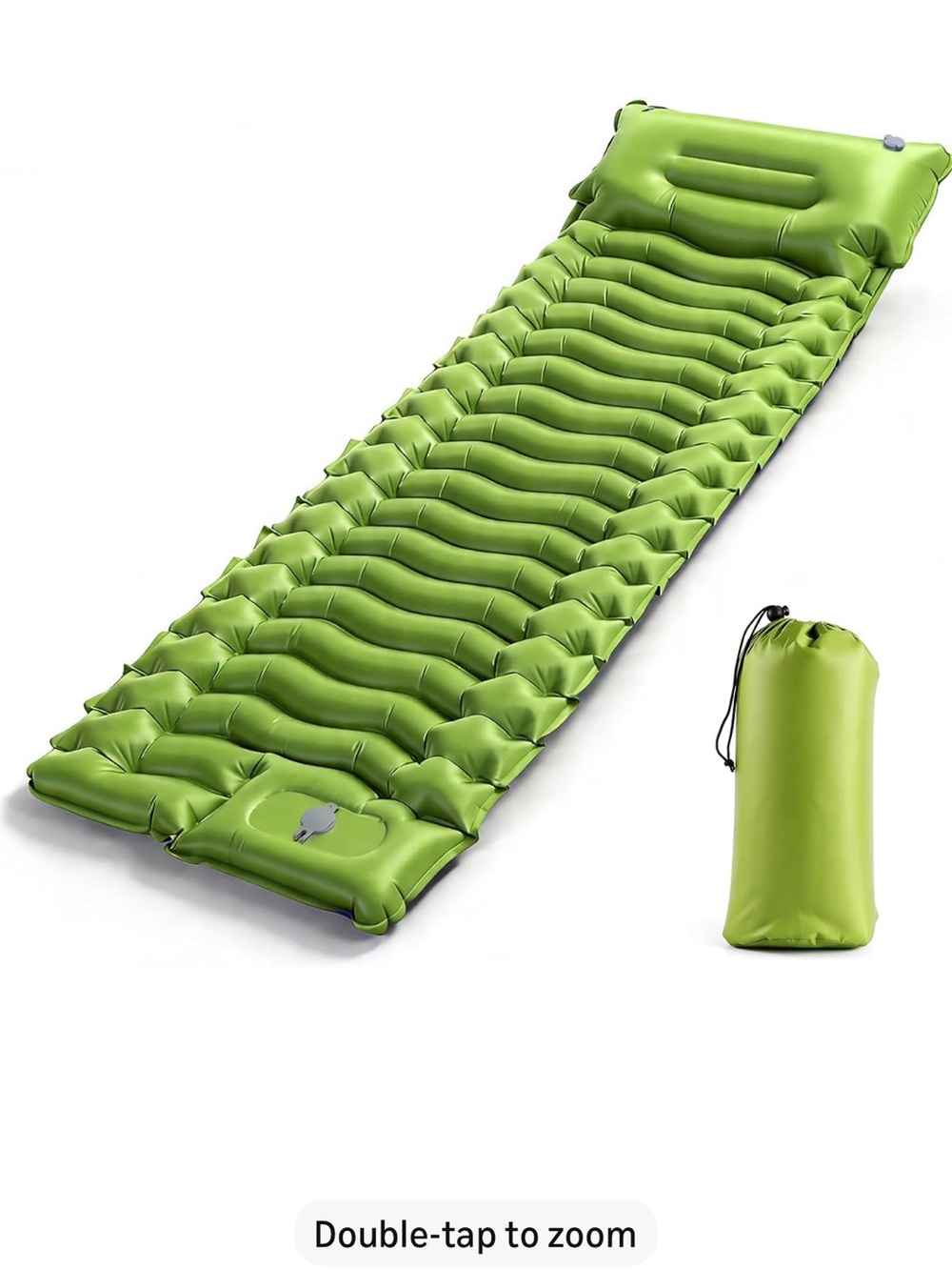 Brand new Inflatable Green Camping Air sleeping pad
